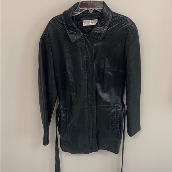 Jones New York Genuine Leather Jacket - Picture 2 of 6